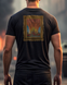 T-shirt Oil Painting Male Black L