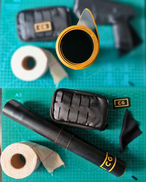 Rubber Gun Cleaning Mat CG. Size M (for pistols)