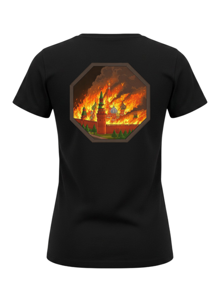 T-shirt Oil Painting Female Black S