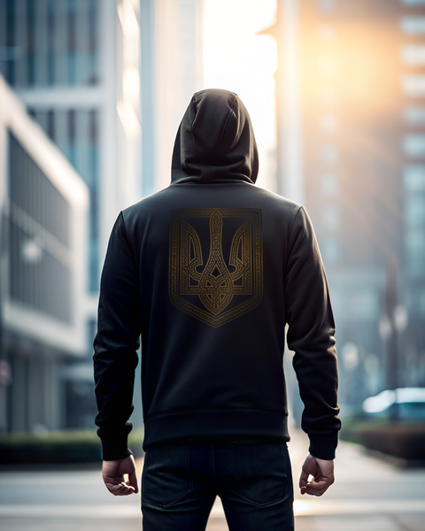 Hoodie Trident History Unisex Black XL