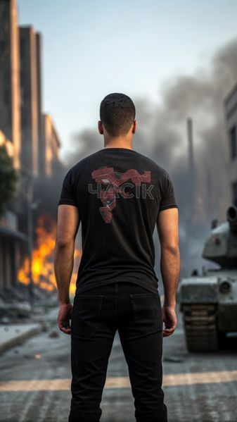 T-Shirt Chasiv Yar Male Black M