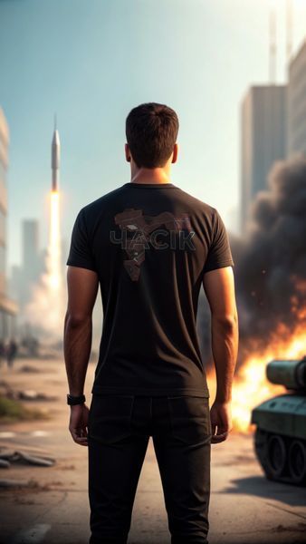 T-Shirt Chasiv Yar Male Black M