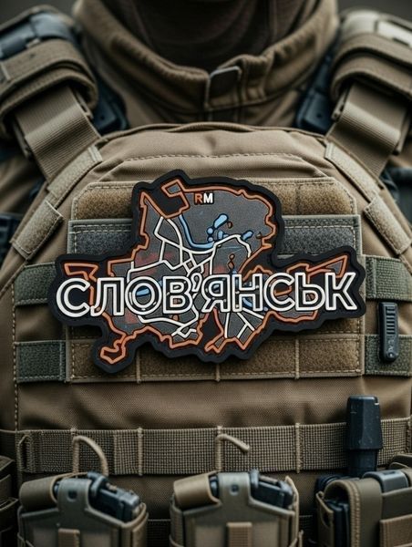 Патч (шеврон) ПВХ Слов'янськ RM125511014 фото
