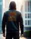 Hoodie Oil Painting Unisex Black S