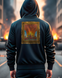 Hoodie Oil Painting Unisex Black S