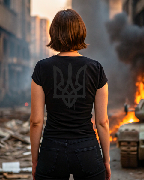 Футболка Герб Graffiti Female Black S R1101713114 фото