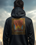 Hoodie Oil Painting Unisex Black XL