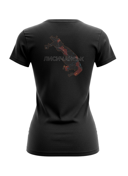 T-shirt Lysychansk Female Black S