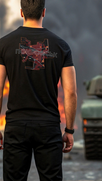 T-shirt Pokrovsk Male Black M