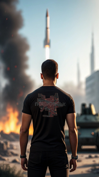 T-shirt Pokrovsk Male Black M