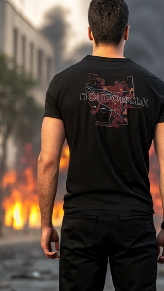 T-shirt Pokrovsk Male Black M
