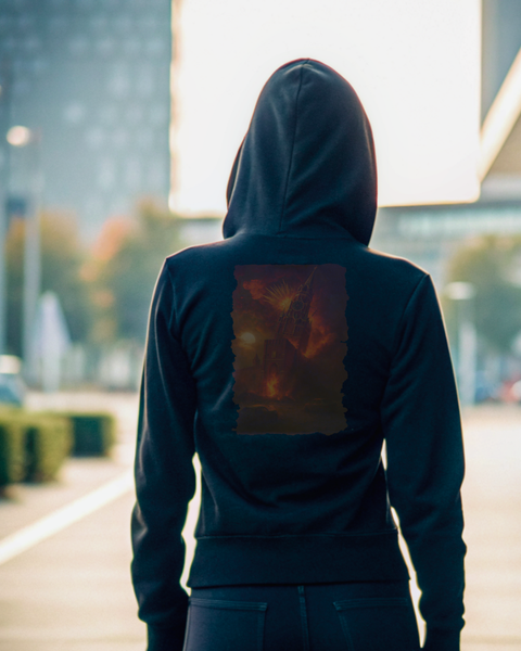 Hoodie Darkness Unisex Black XS
