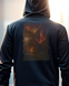Hoodie Darkness Unisex Black XS