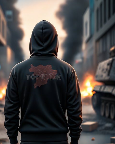 Hoodie Toretsk Unisex Black XS