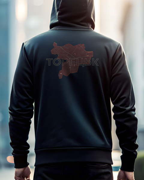 Hoodie Toretsk Unisex Black XS