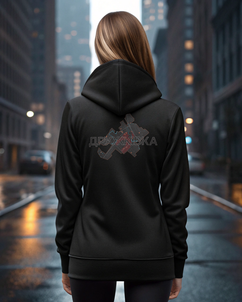 Hoodie Druzhkivka Unisex Black M