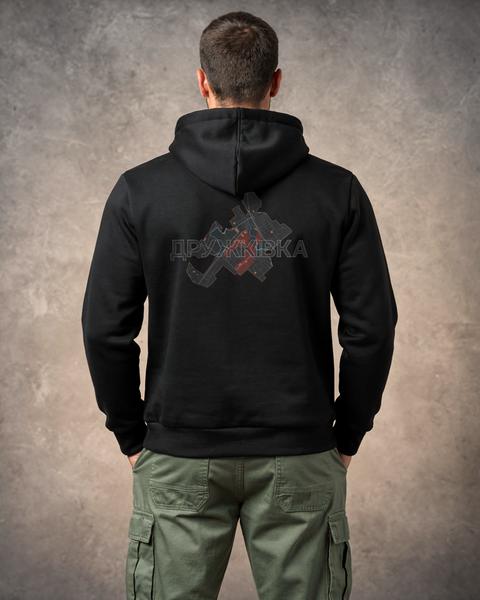 Hoodie Druzhkivka Unisex Black M