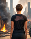 T-shirt Vovchansk Female Black S