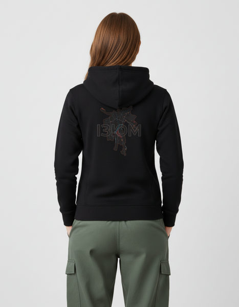 Hoodie Izium Unisex Black M