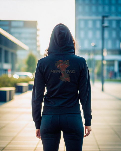 Hoodie Myrnohrad Unisex Black M