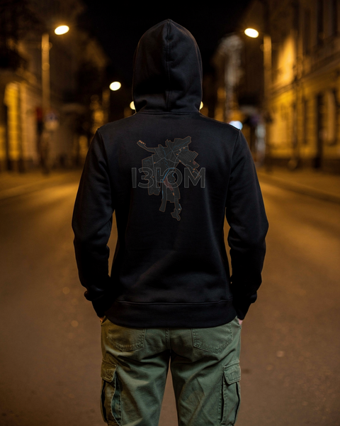 Hoodie Izium Unisex Black M