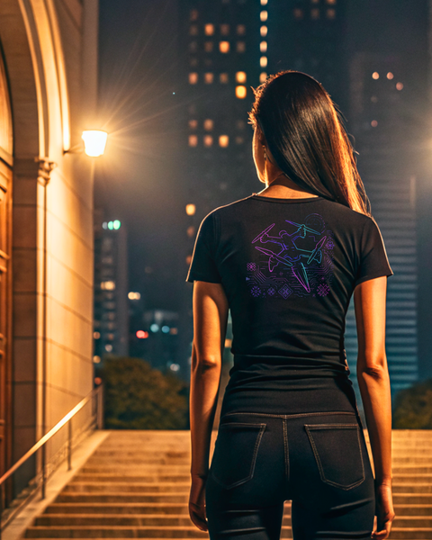T-shirt FPV NEON Female Black S