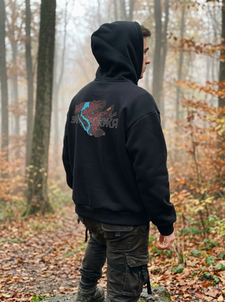 Hoodie Zaporizhzhia Unisex Black M