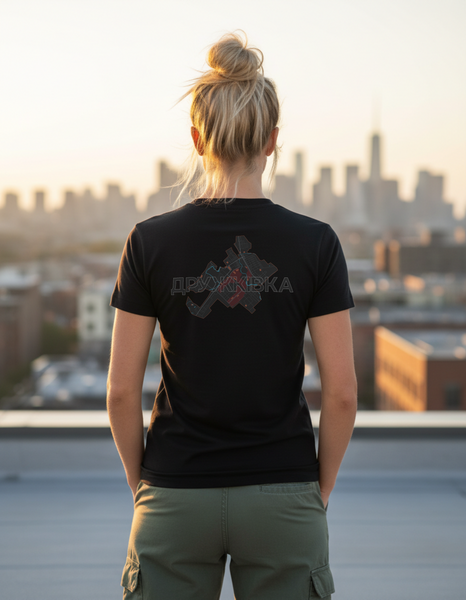 T-shirt Druzhkivka Female Black M
