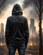 Hoodie Huliaipole Unisex Black M