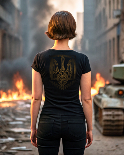 T-Shirt History UA Female Black S